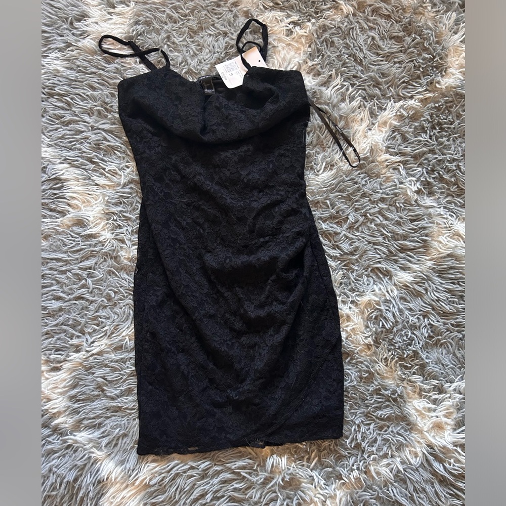 NWT forever21 black lace dress size small
